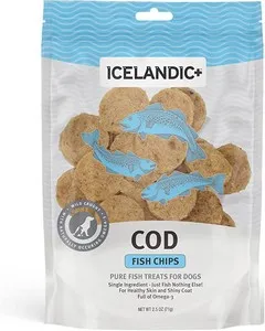 1ea 2.5oz Icelandic+ Salmon Fish Chips - Treat